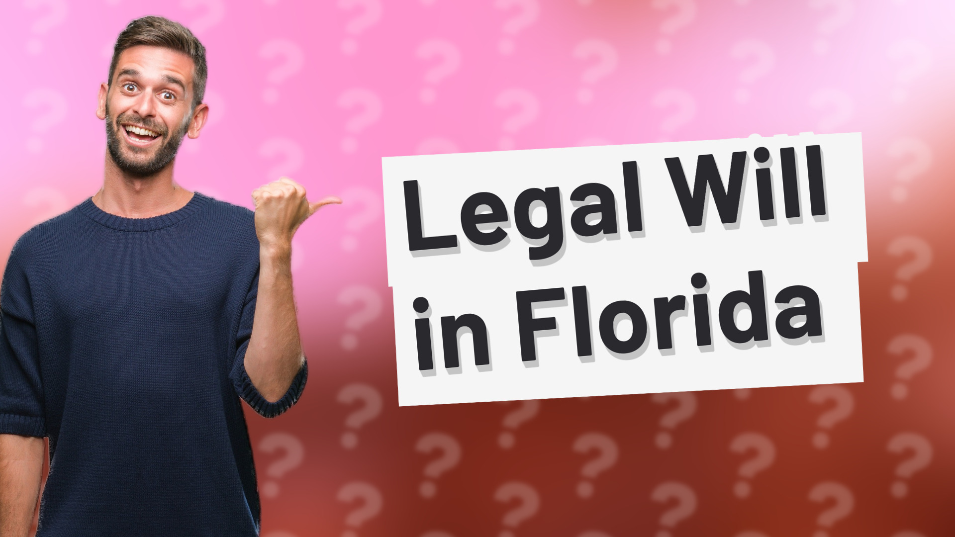 Legal Will in Florida
