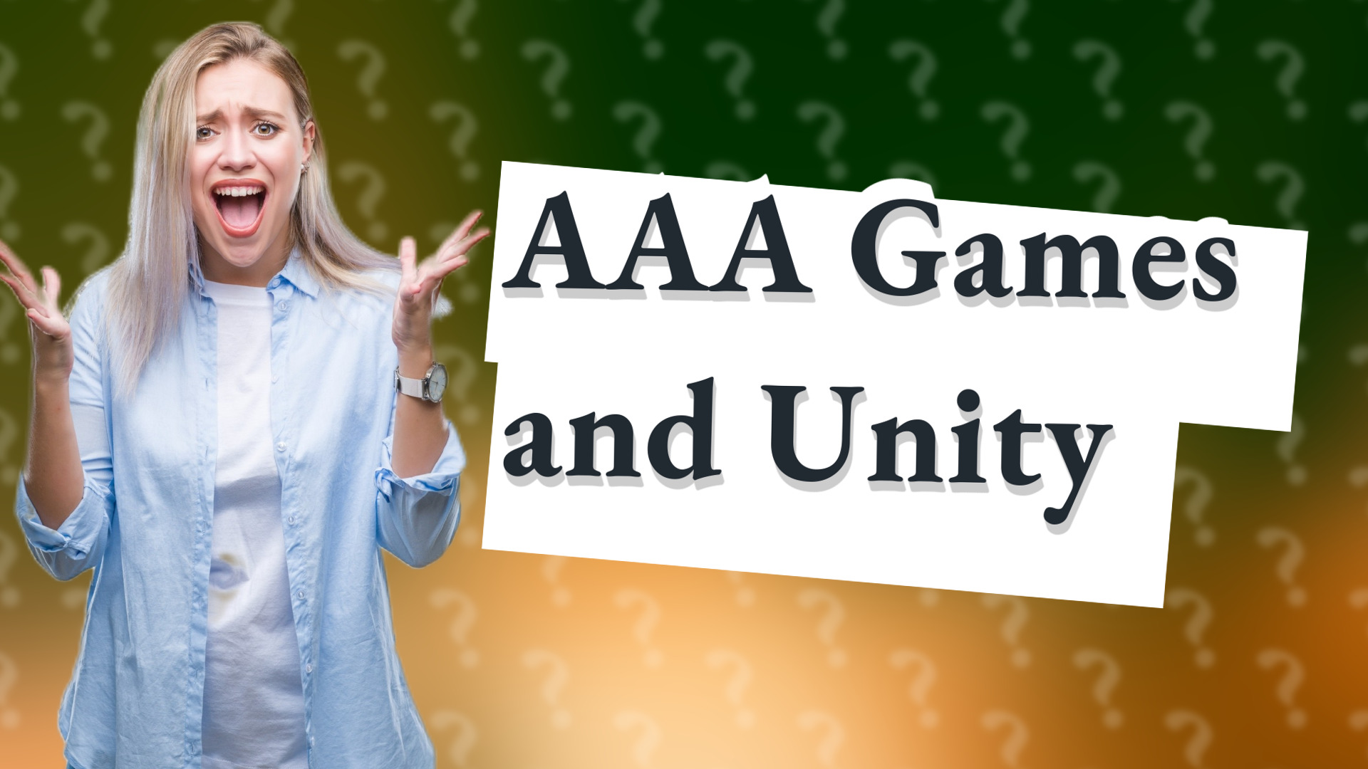 AAA Games and Unity