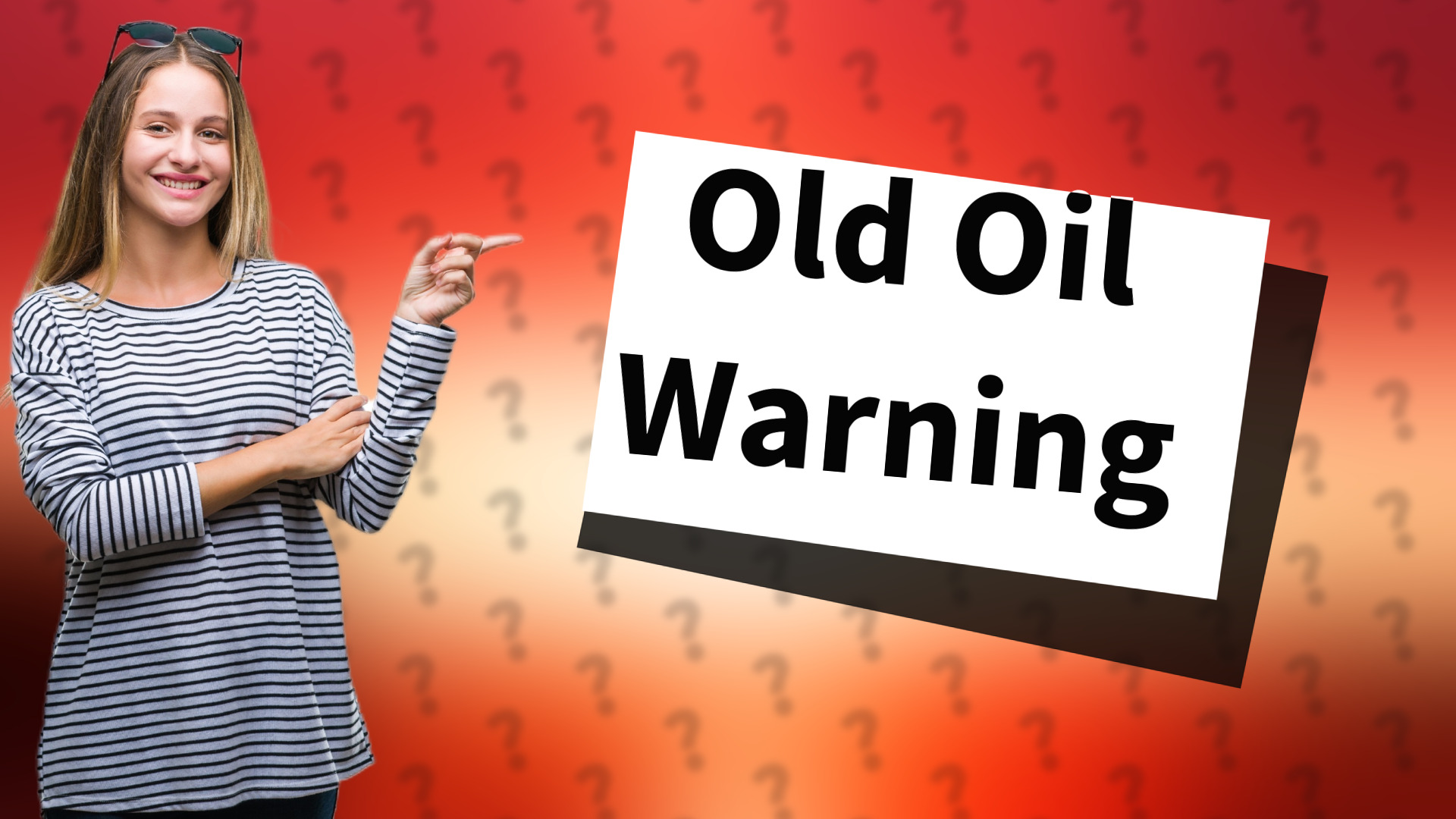Old Oil Warning