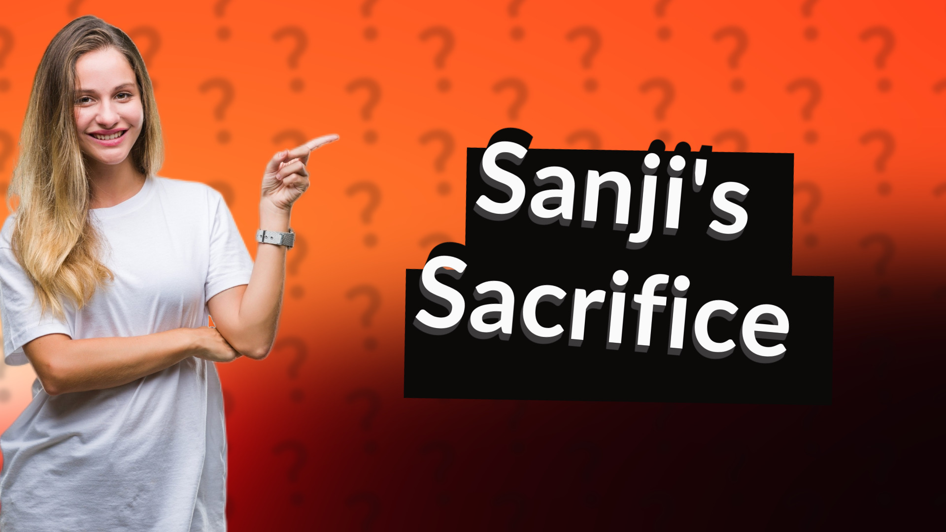 Sanji's Sacrifice