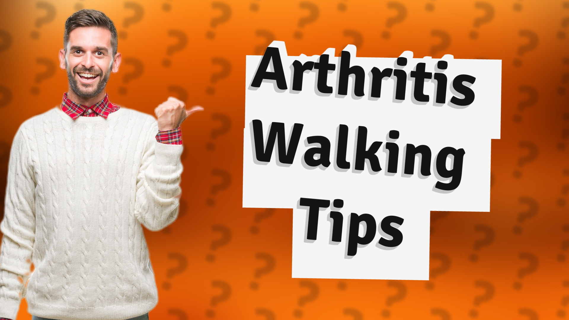 Arthritis Walking Tips