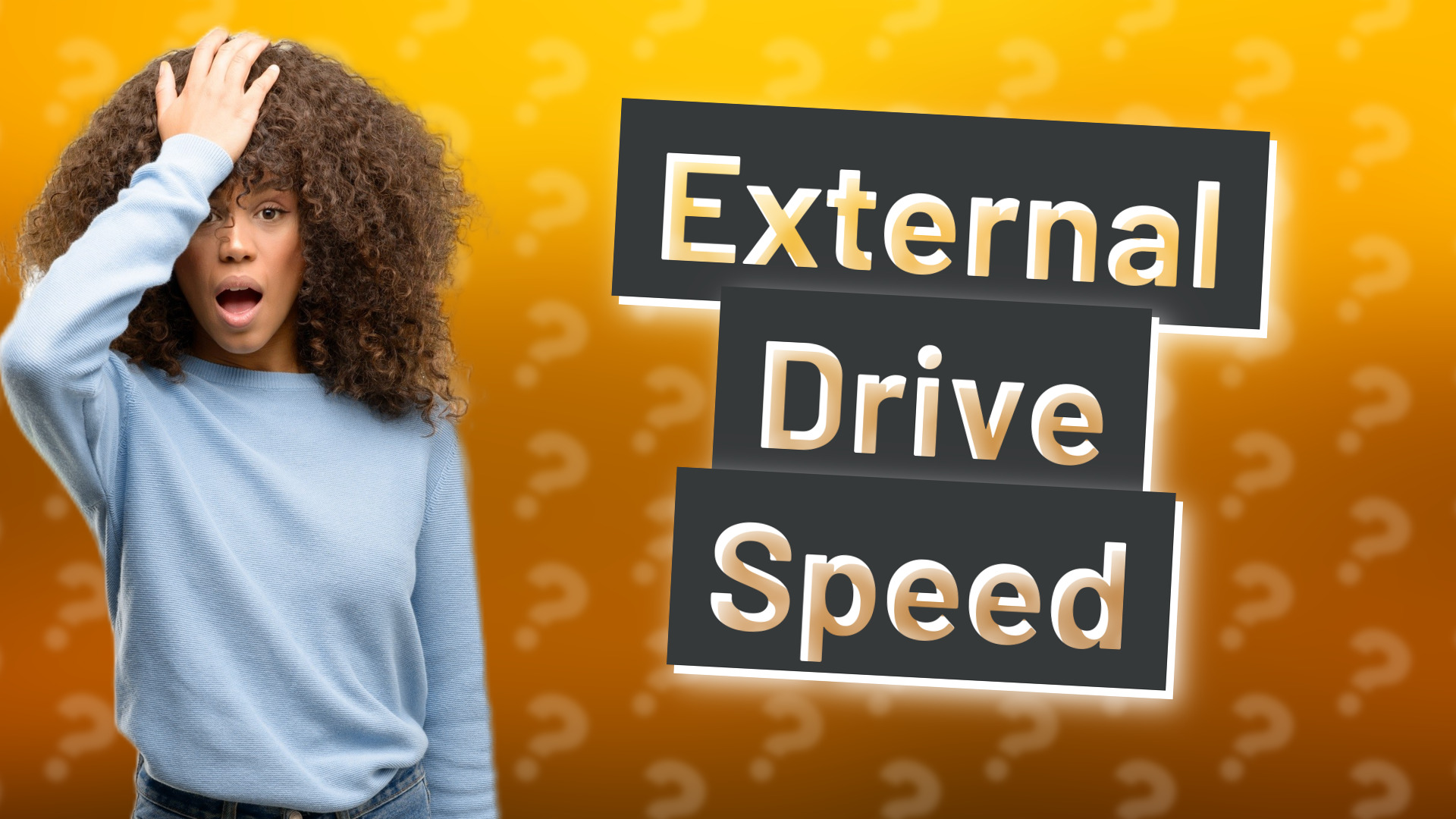 External Drive Speed