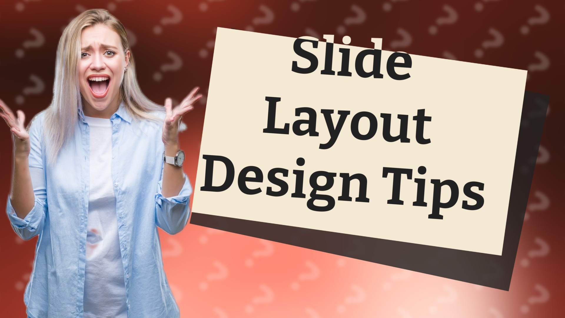 Slide Layout Design Tips