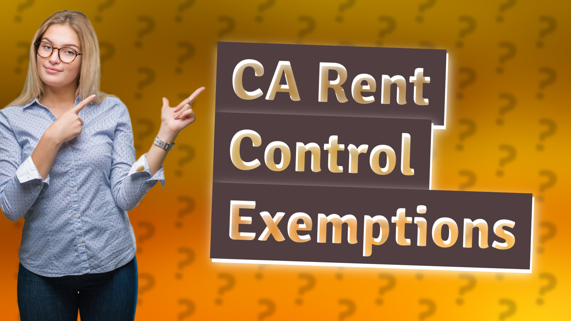 CA Rent Control Exemptions