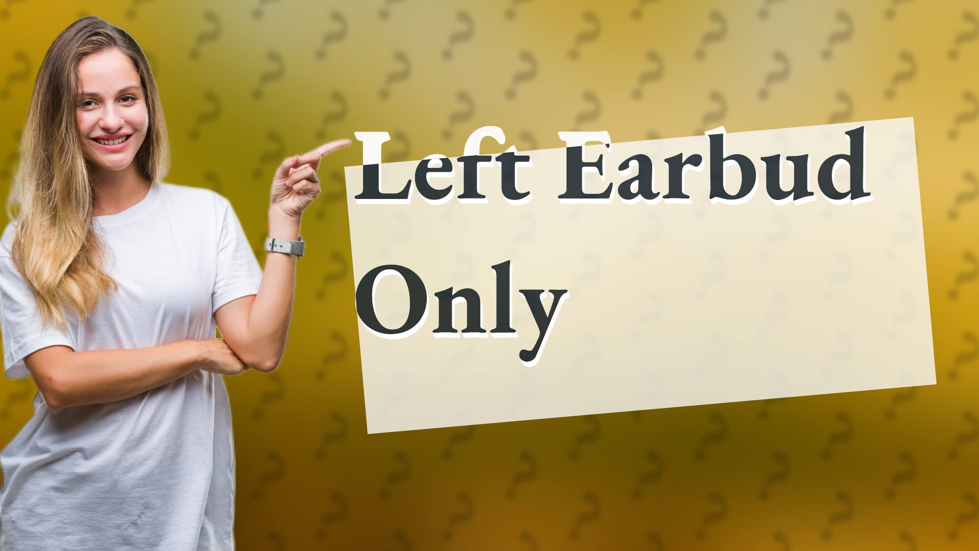 Left Earbud Only