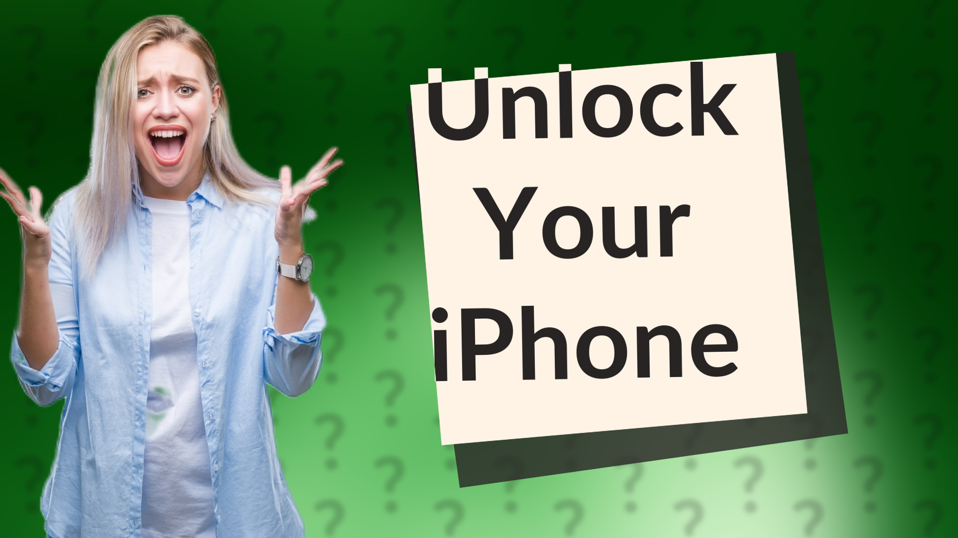 Unlock Your iPhone