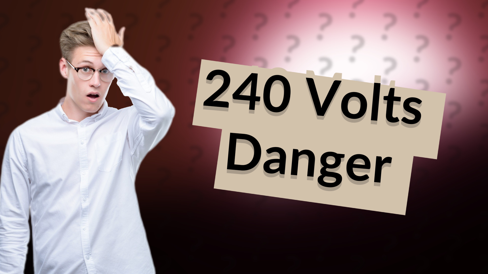 240 Volts Danger