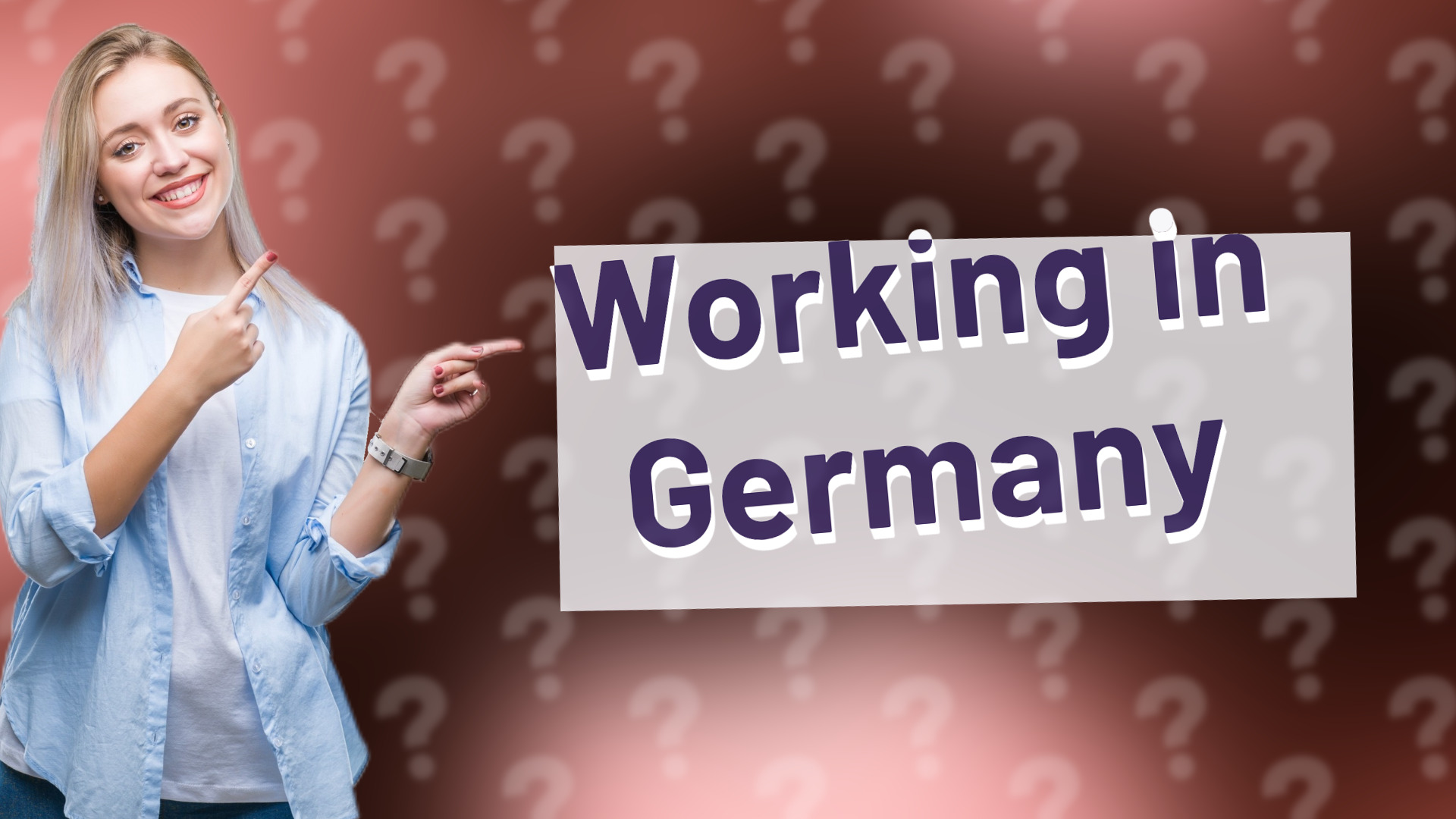Working in Germany