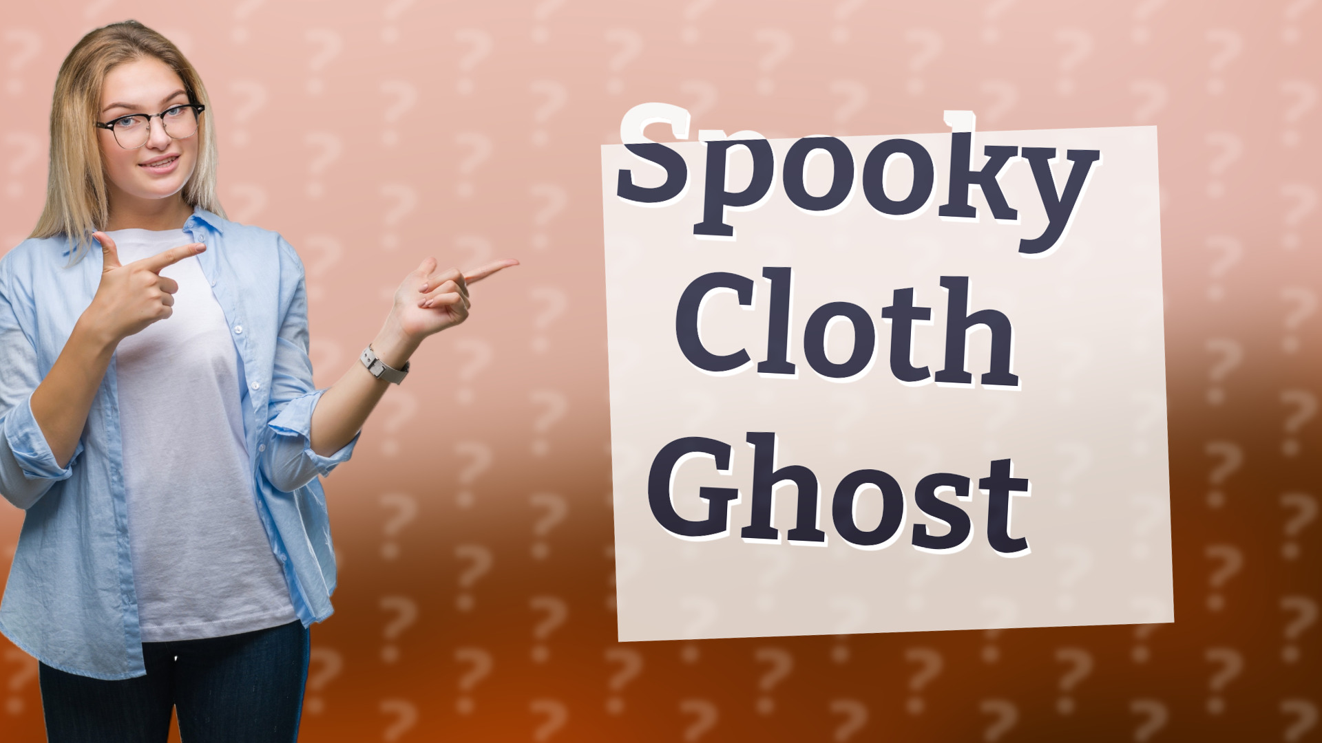 Spooky Cloth Ghost