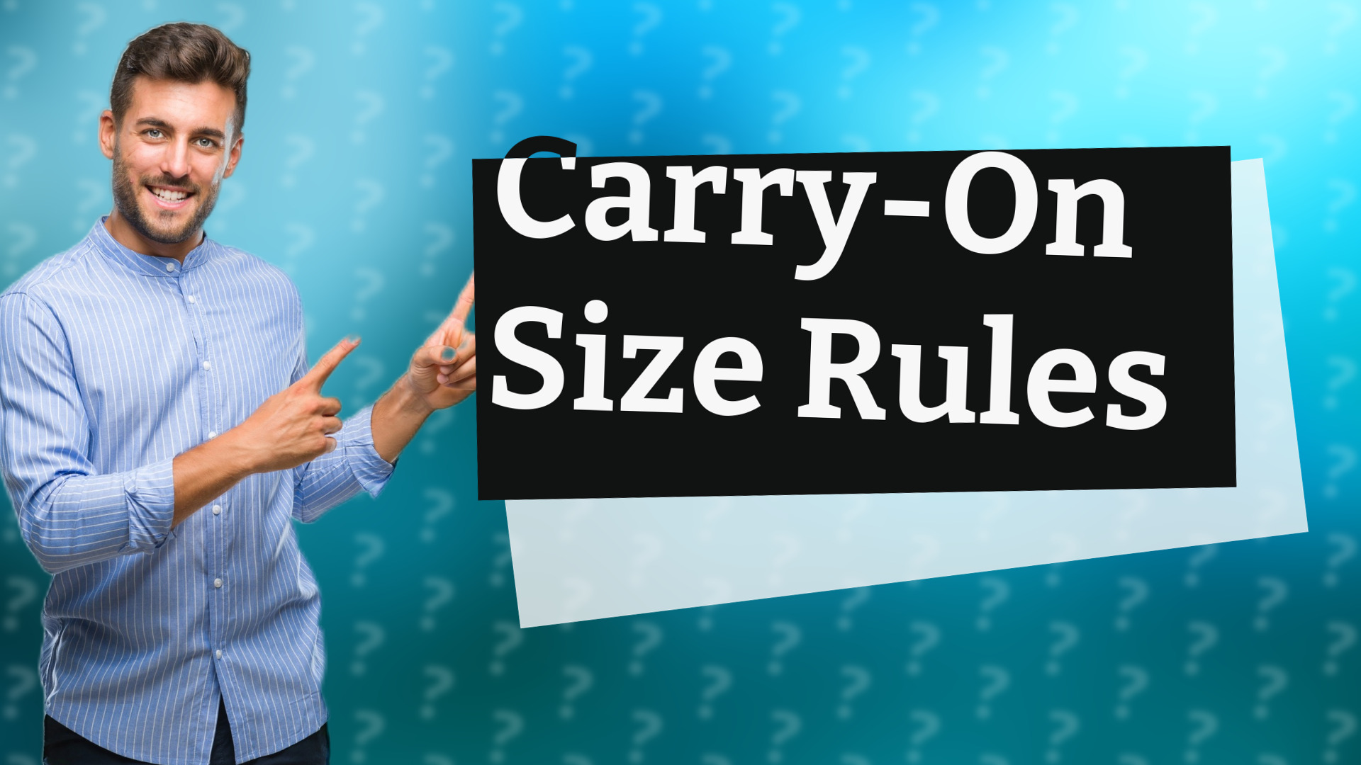 Carry-On Size Rules