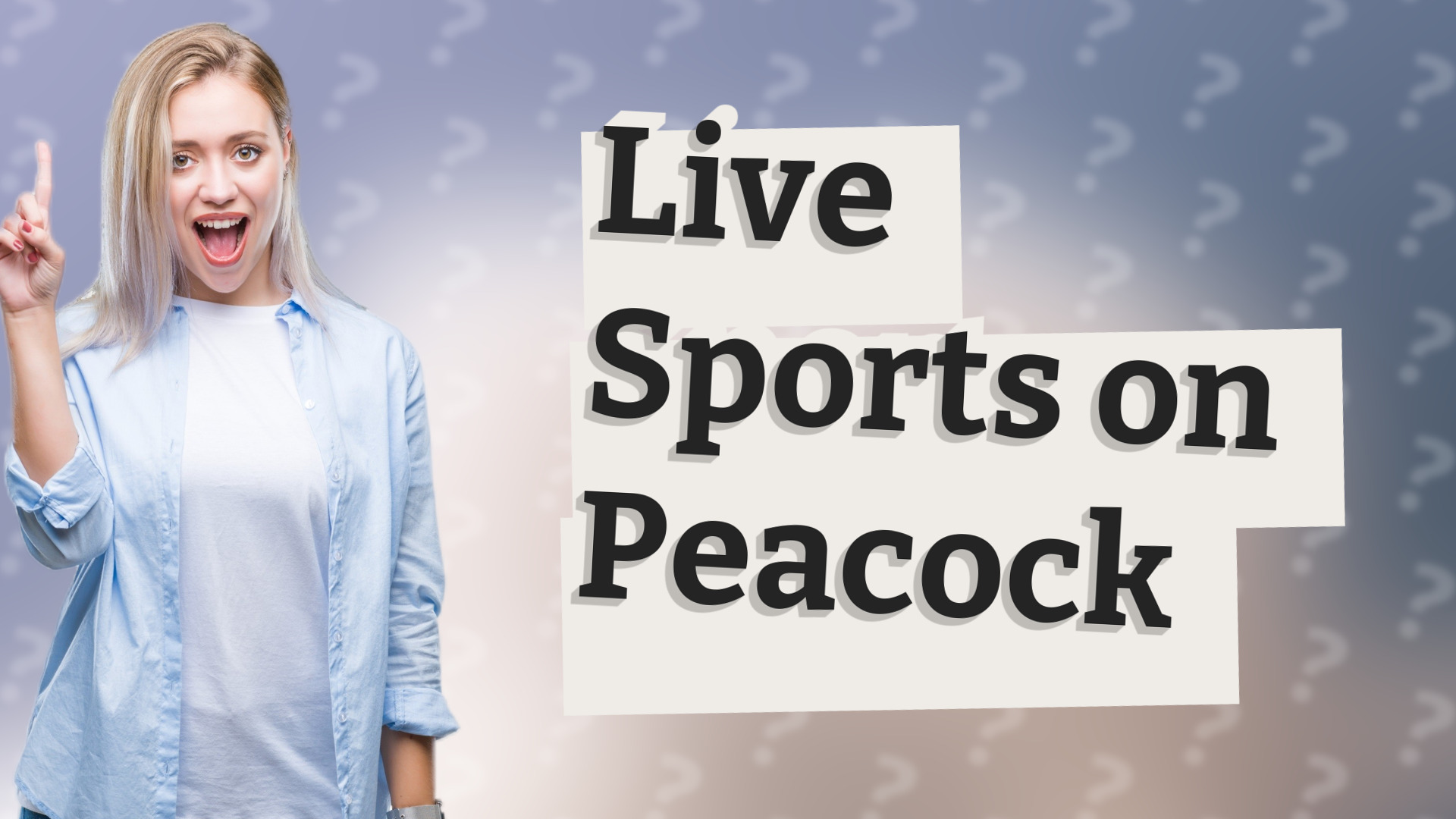 Live Sports on Peacock