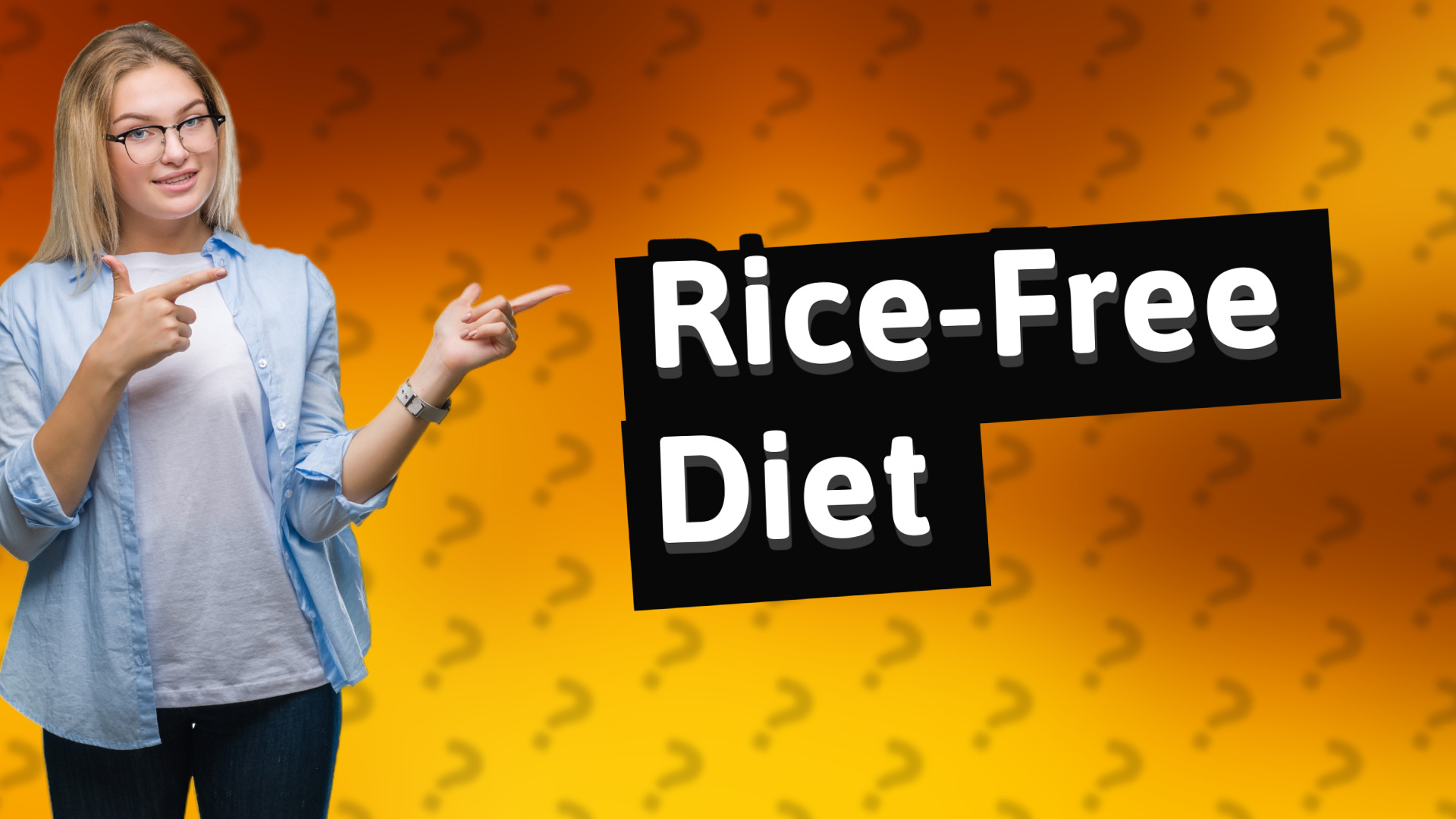 Rice-Free Diet