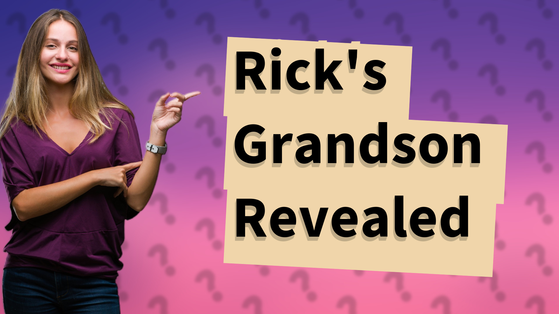 Rick's Grandson Revealed