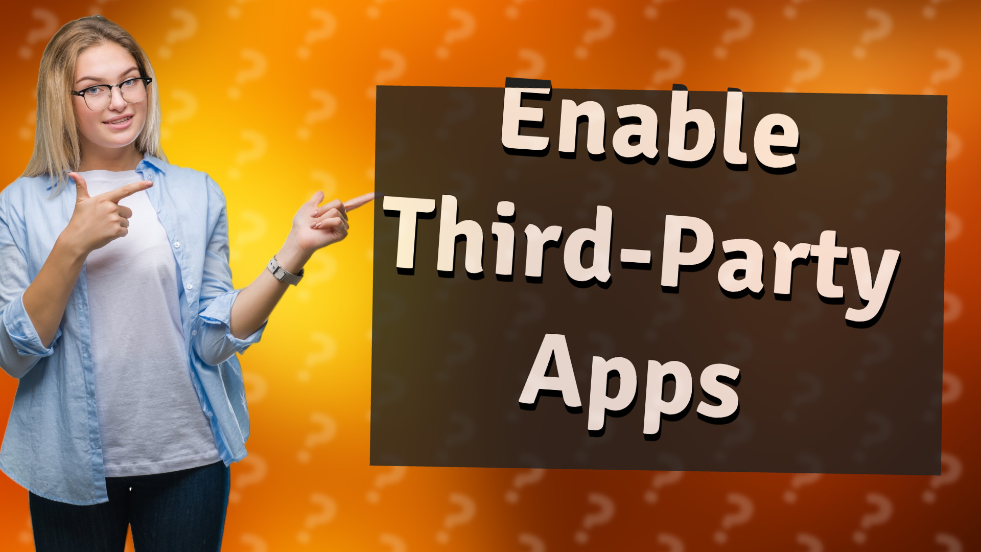 Enable Third-Party Apps