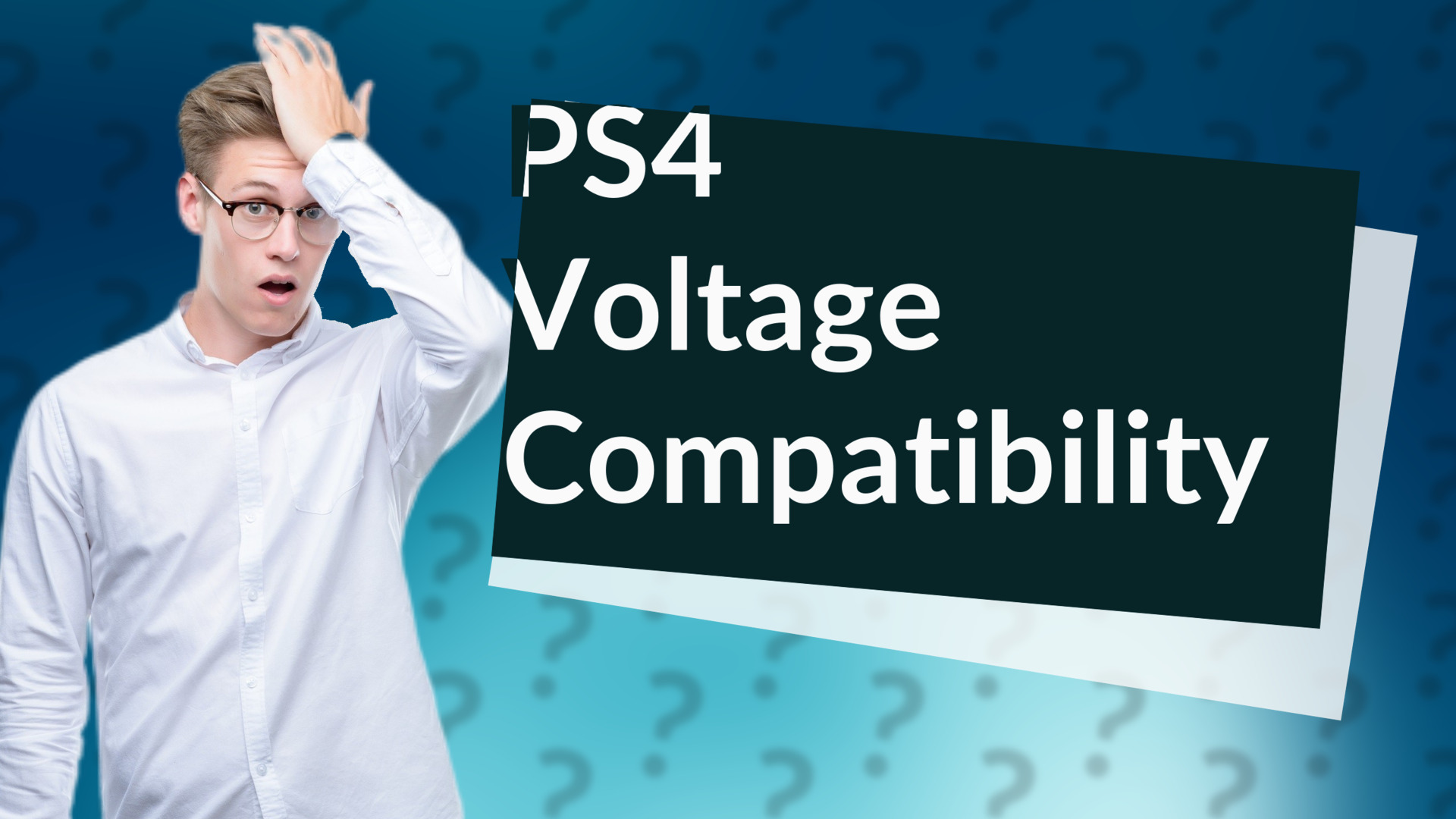 PS4 Voltage Compatibility