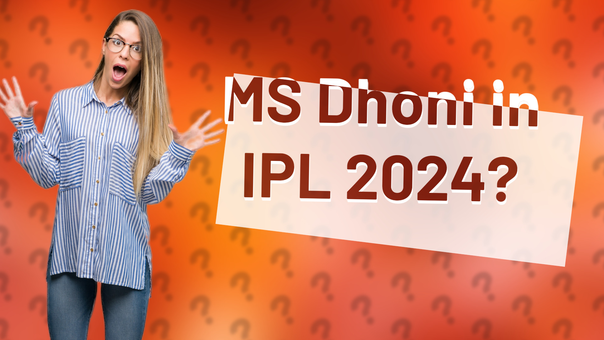 MS Dhoni in IPL 2024?