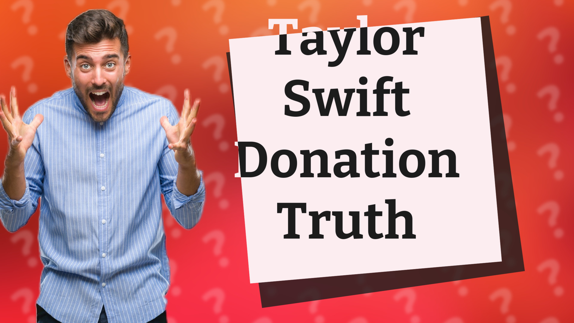 Taylor Swift Donation Truth