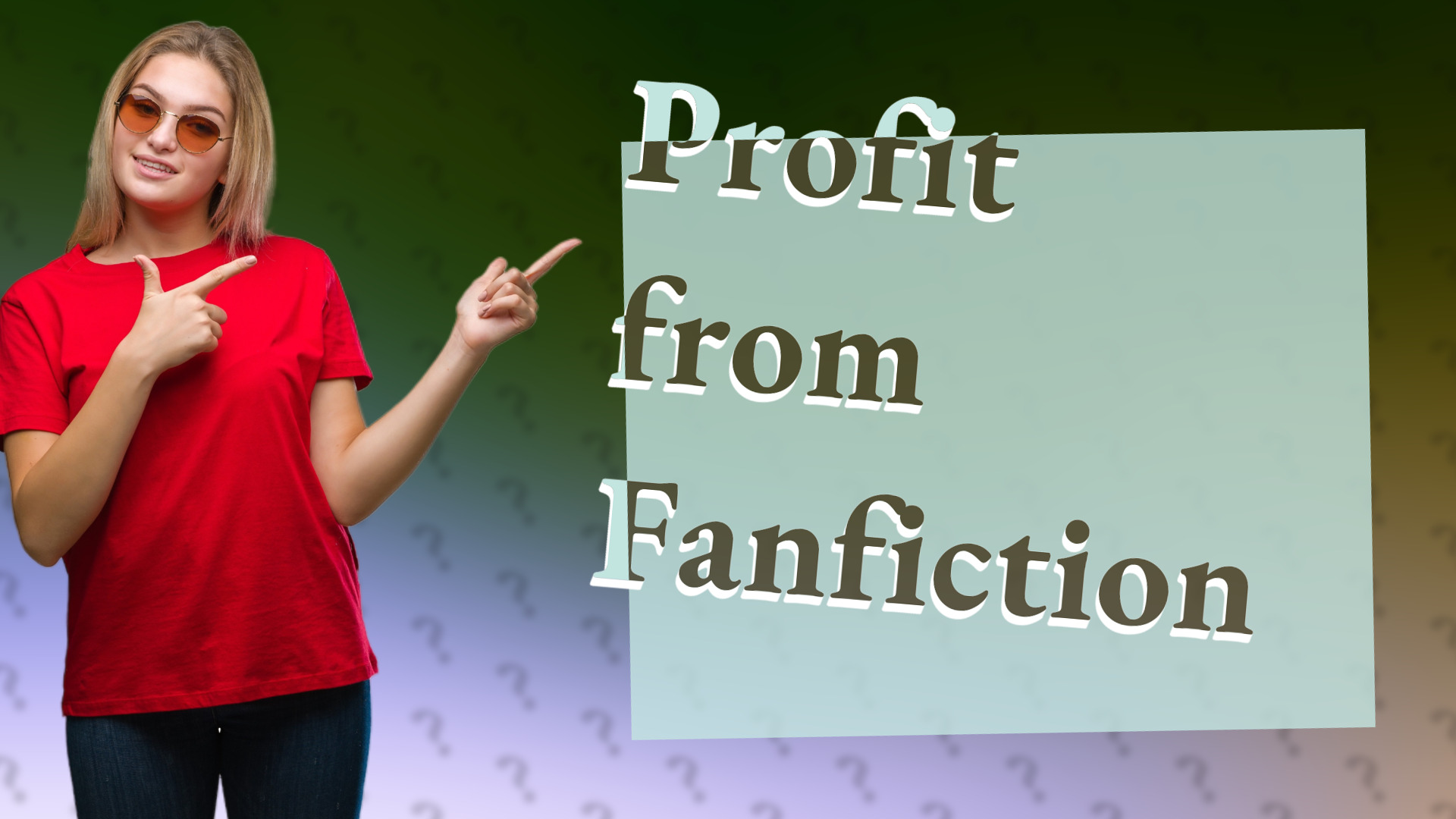 Profit from Fanfiction