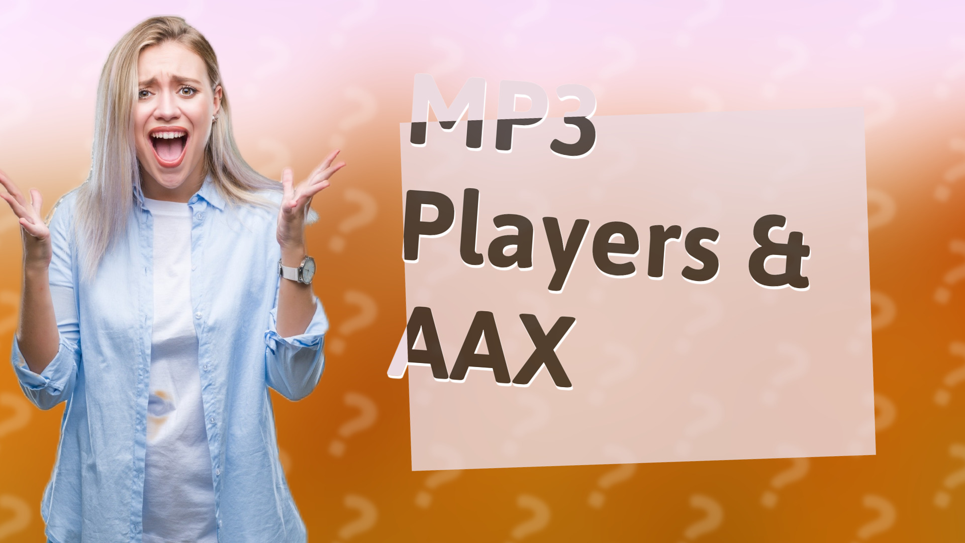 MP3 Players & AAX