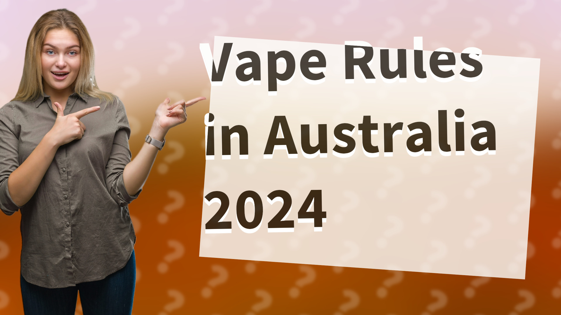 Vape Rules in Australia 2024