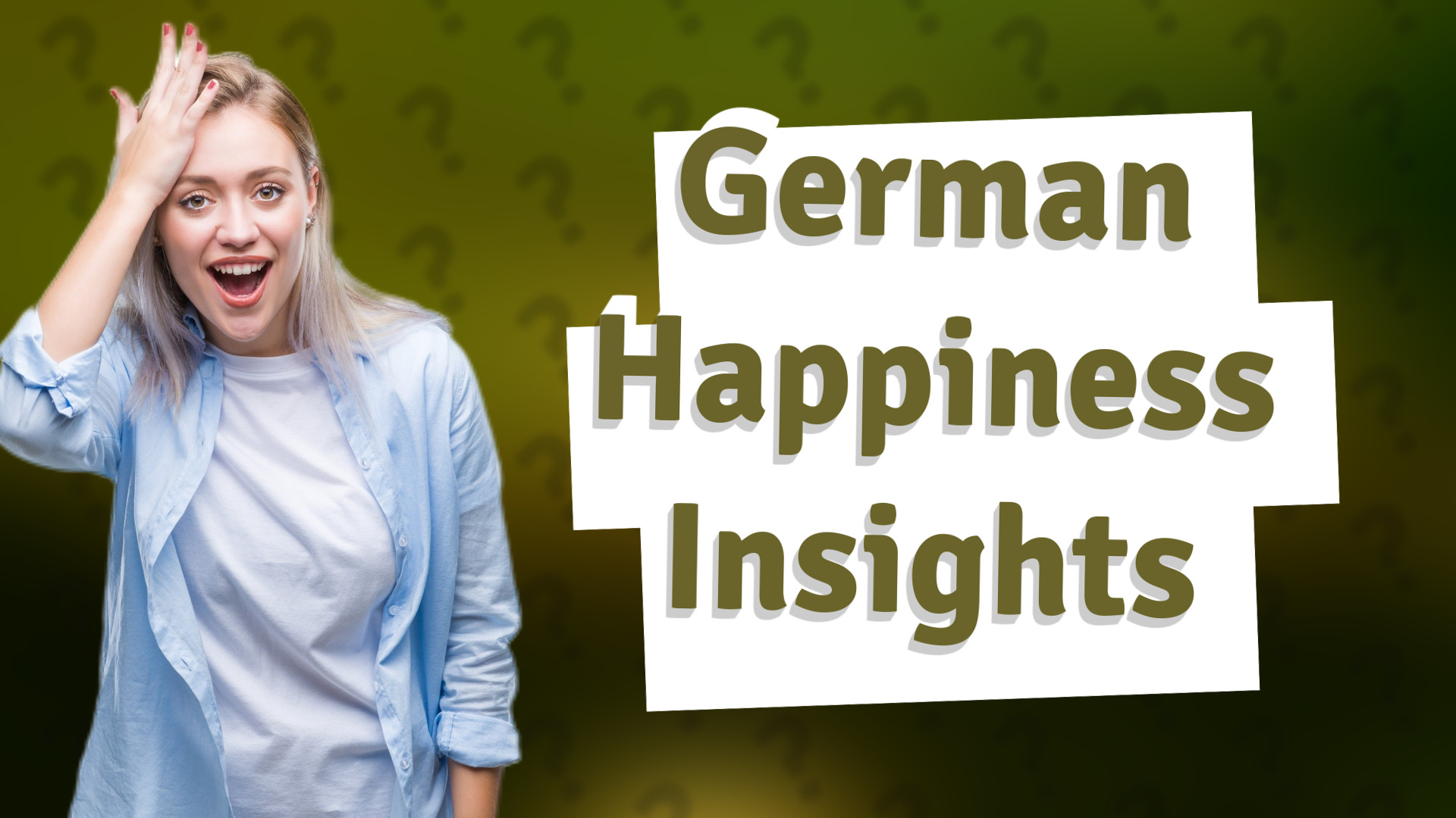 German Happiness Insights