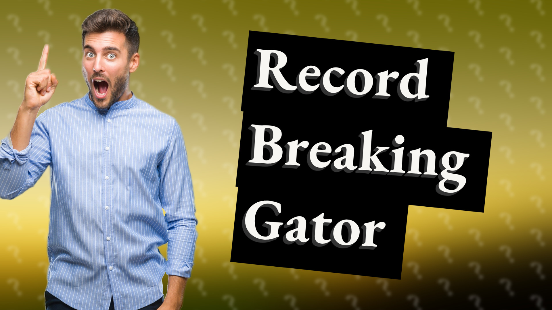 Record Breaking Gator