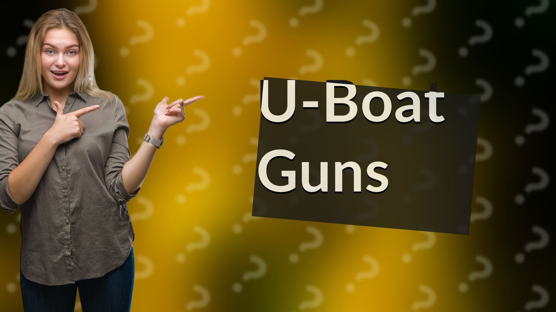 U-Boat Guns