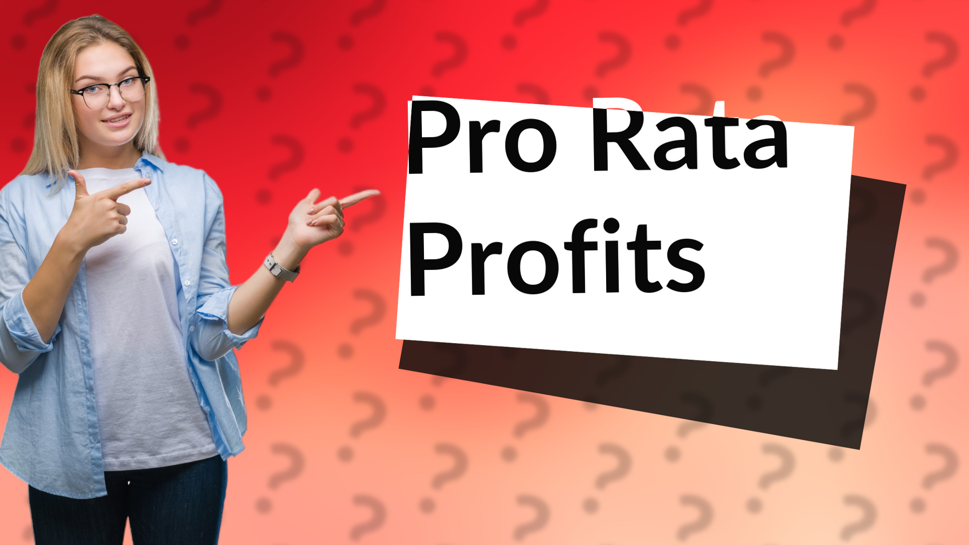 Pro Rata Profits
