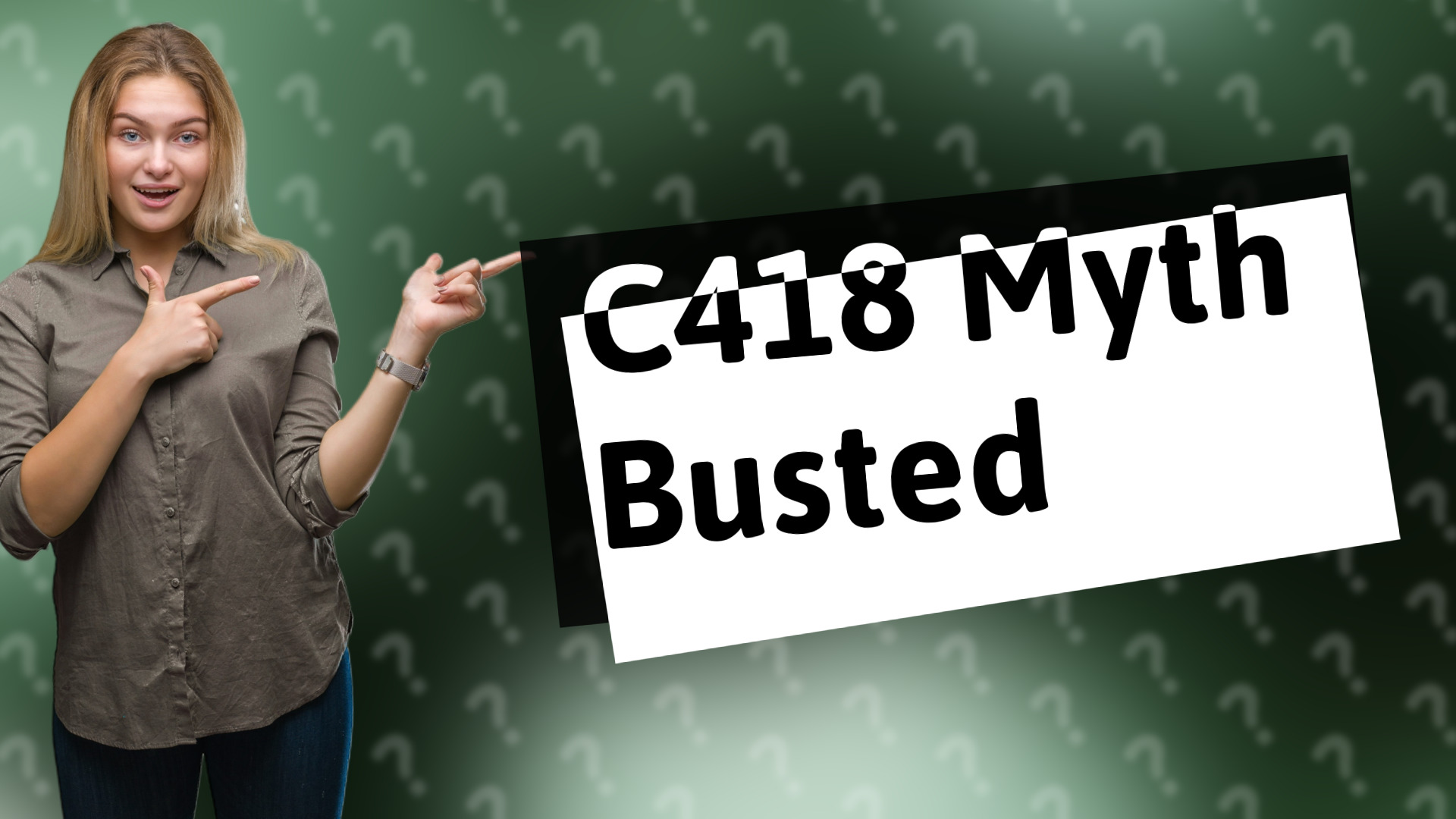 C418 Myth Busted