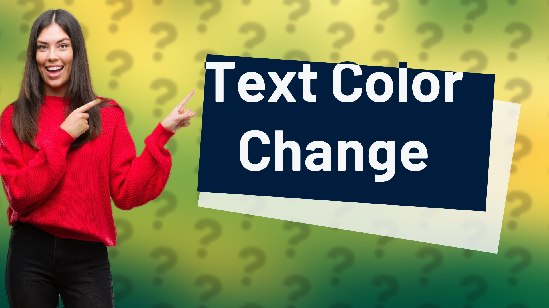 Text Color Change
