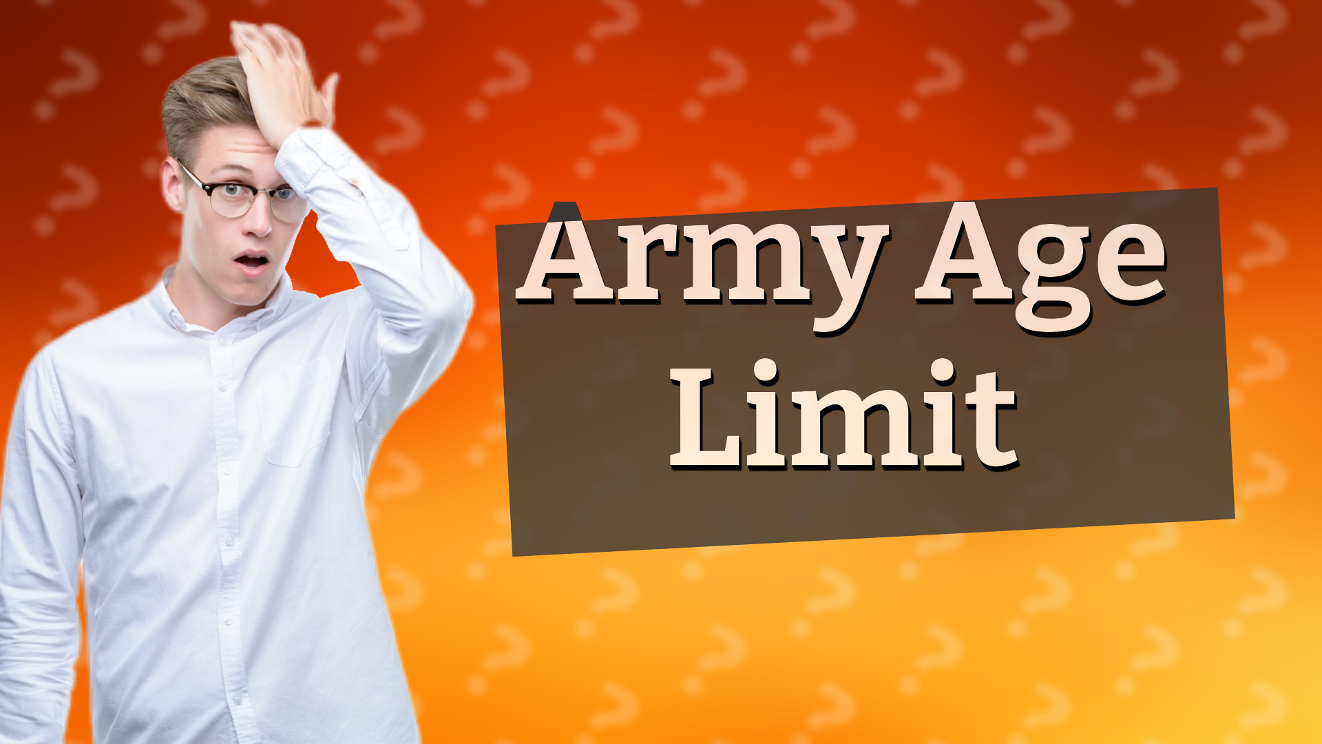 Army Age Limit