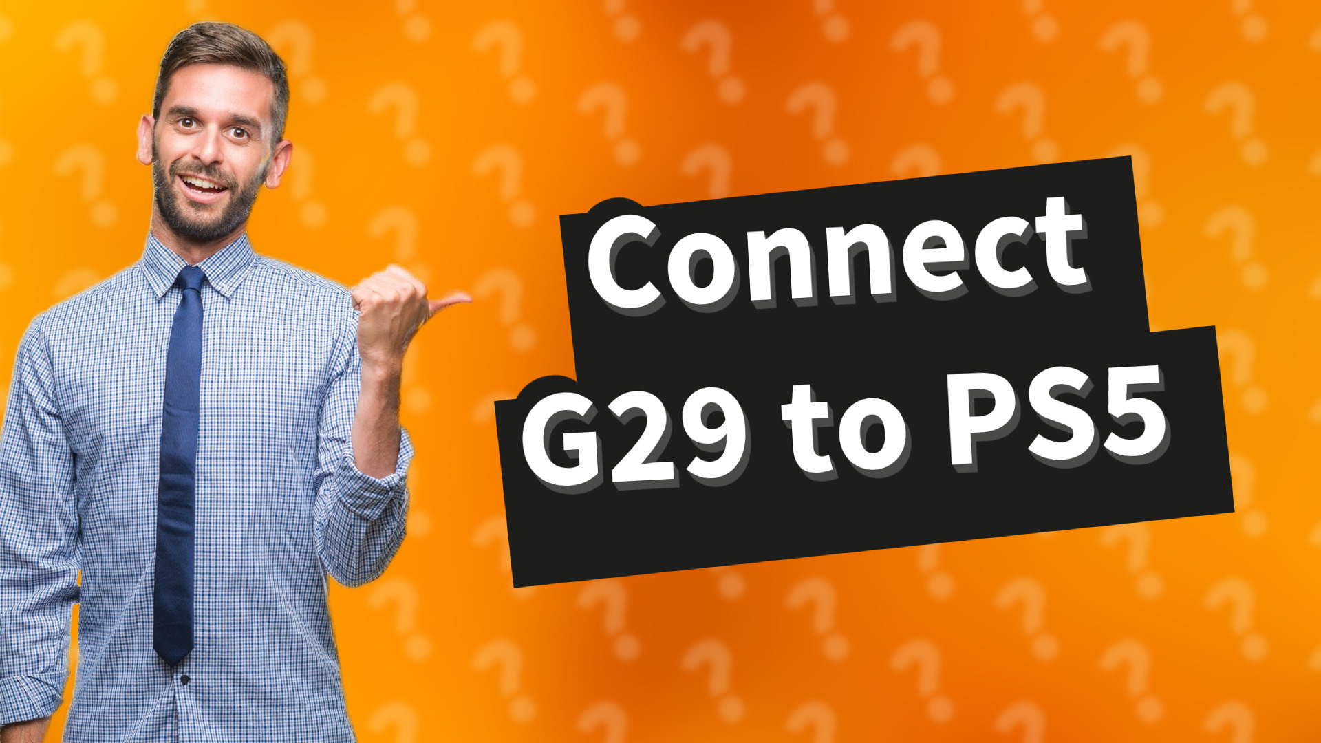 Connect G29 to PS5