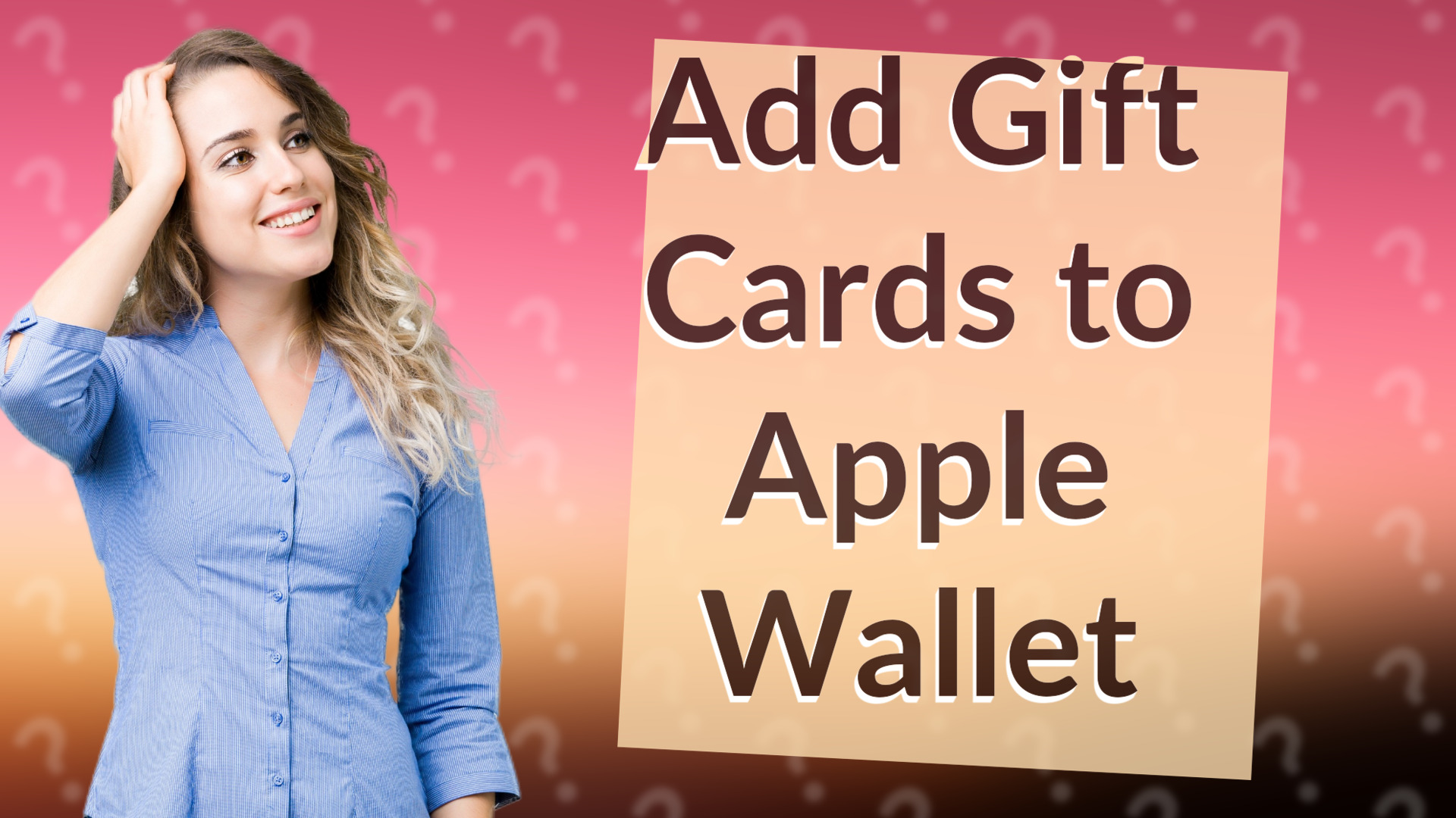 Add Gift Cards to Apple Wallet