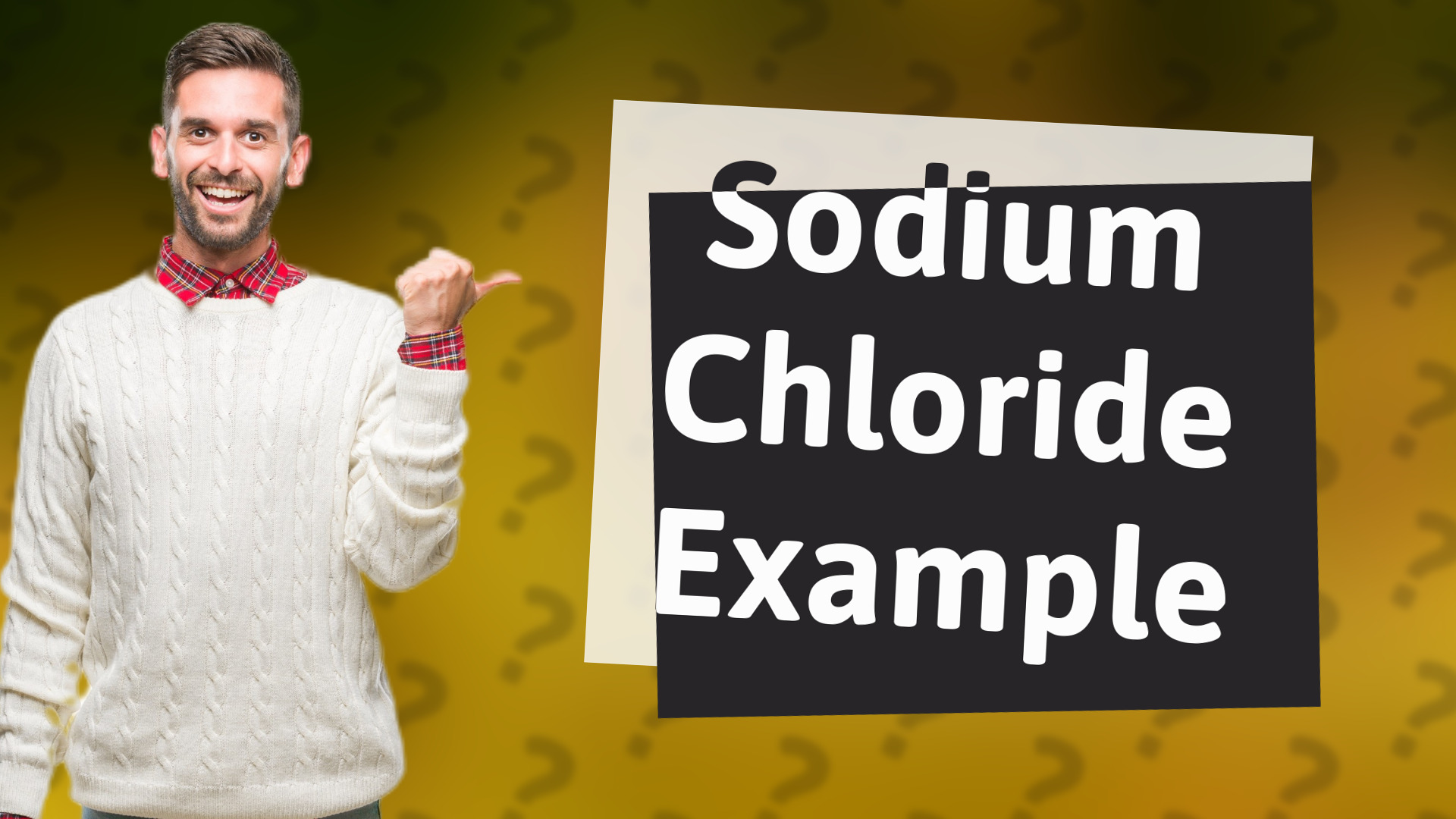Sodium Chloride Example