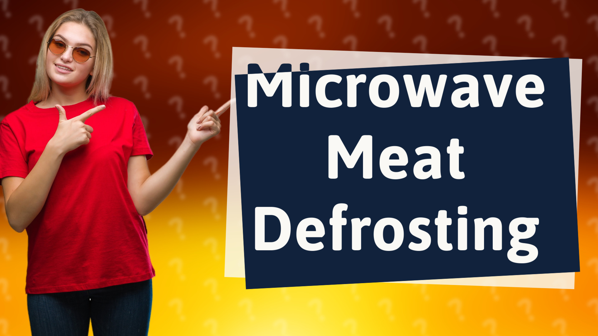 Microwave Meat Defrosting