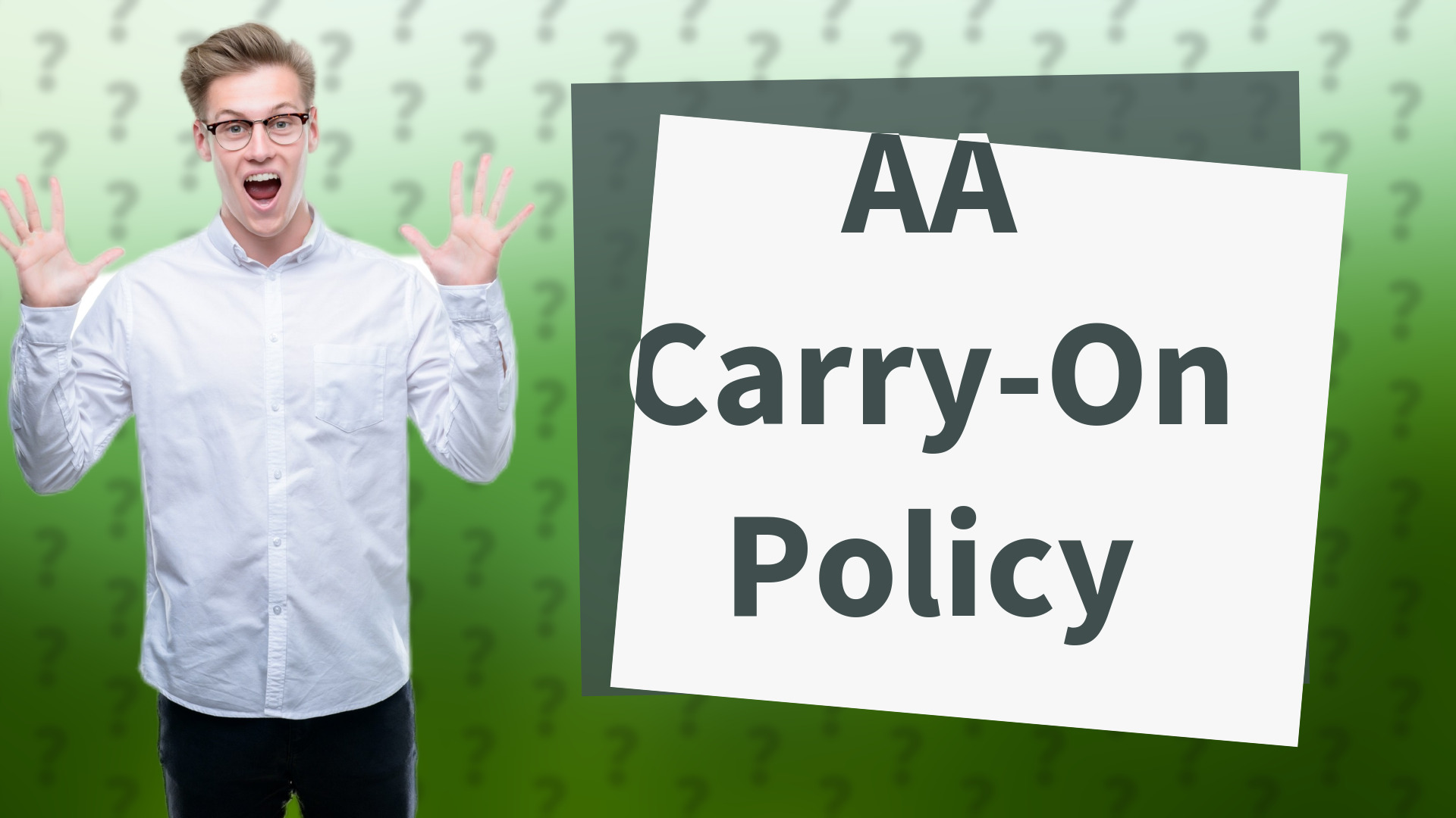 AA Carry-On Policy
