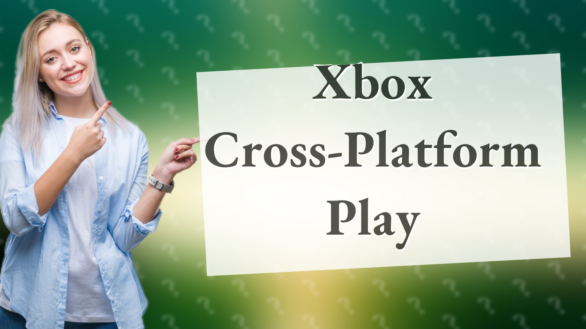 Xbox Cross-Platform Play