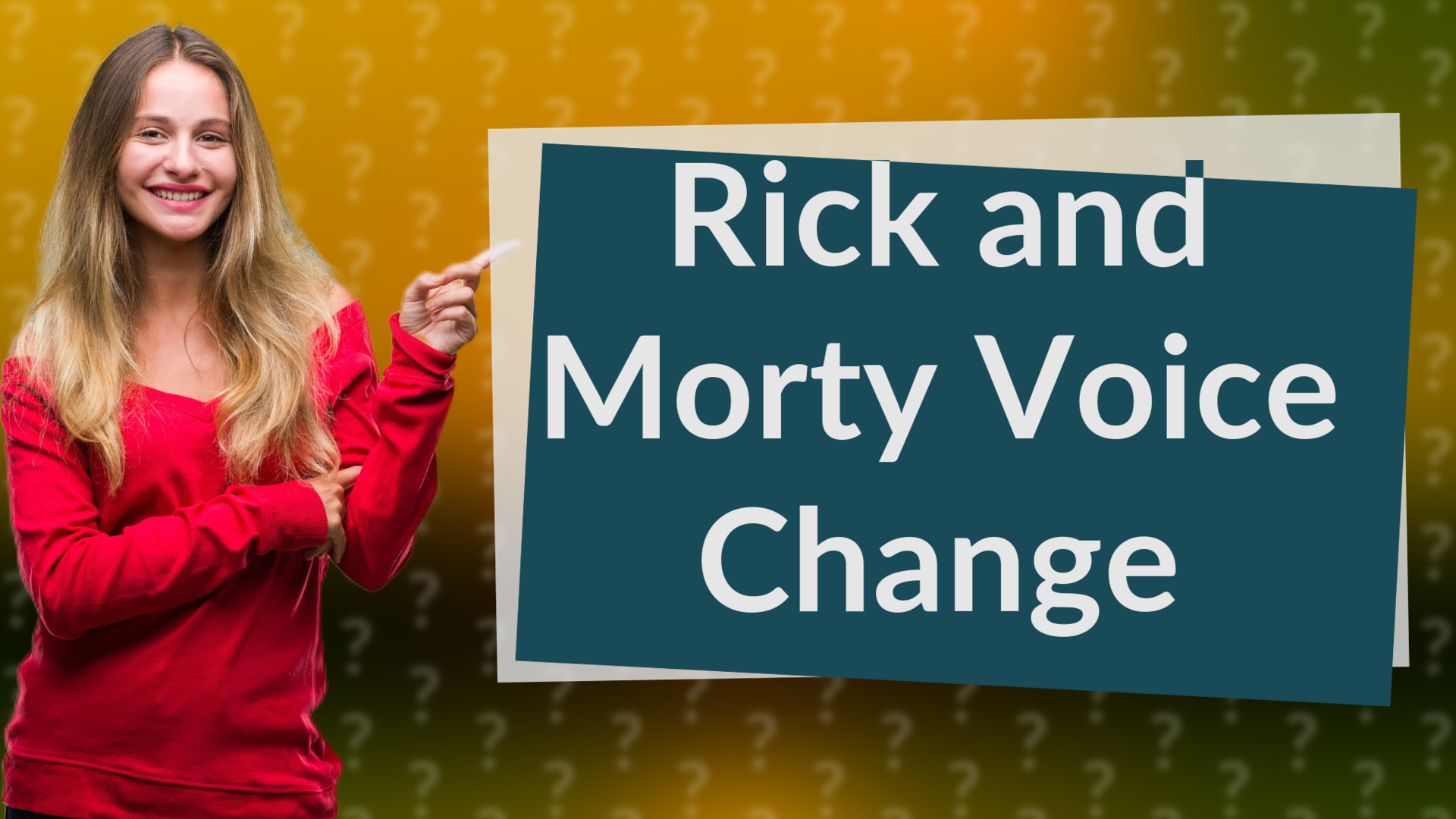 Rick and Morty Voice Change