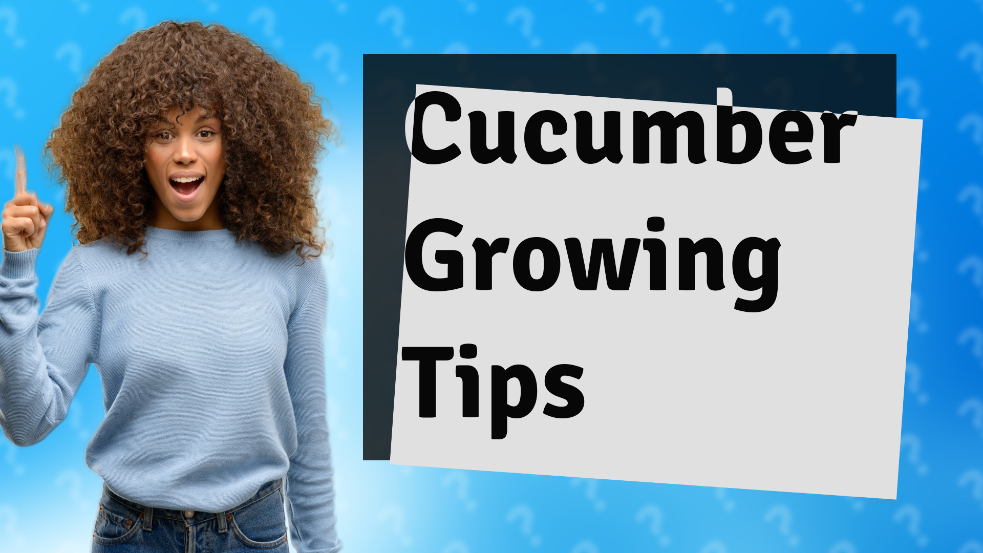 Cucumber Growing Tips