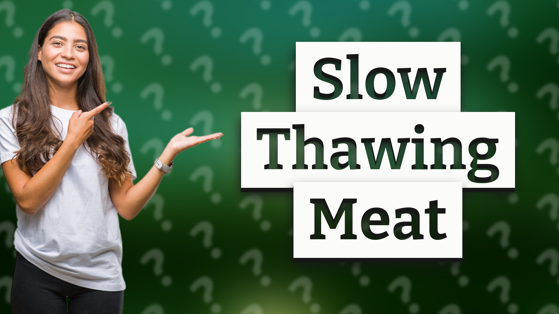 Slow Thawing Meat