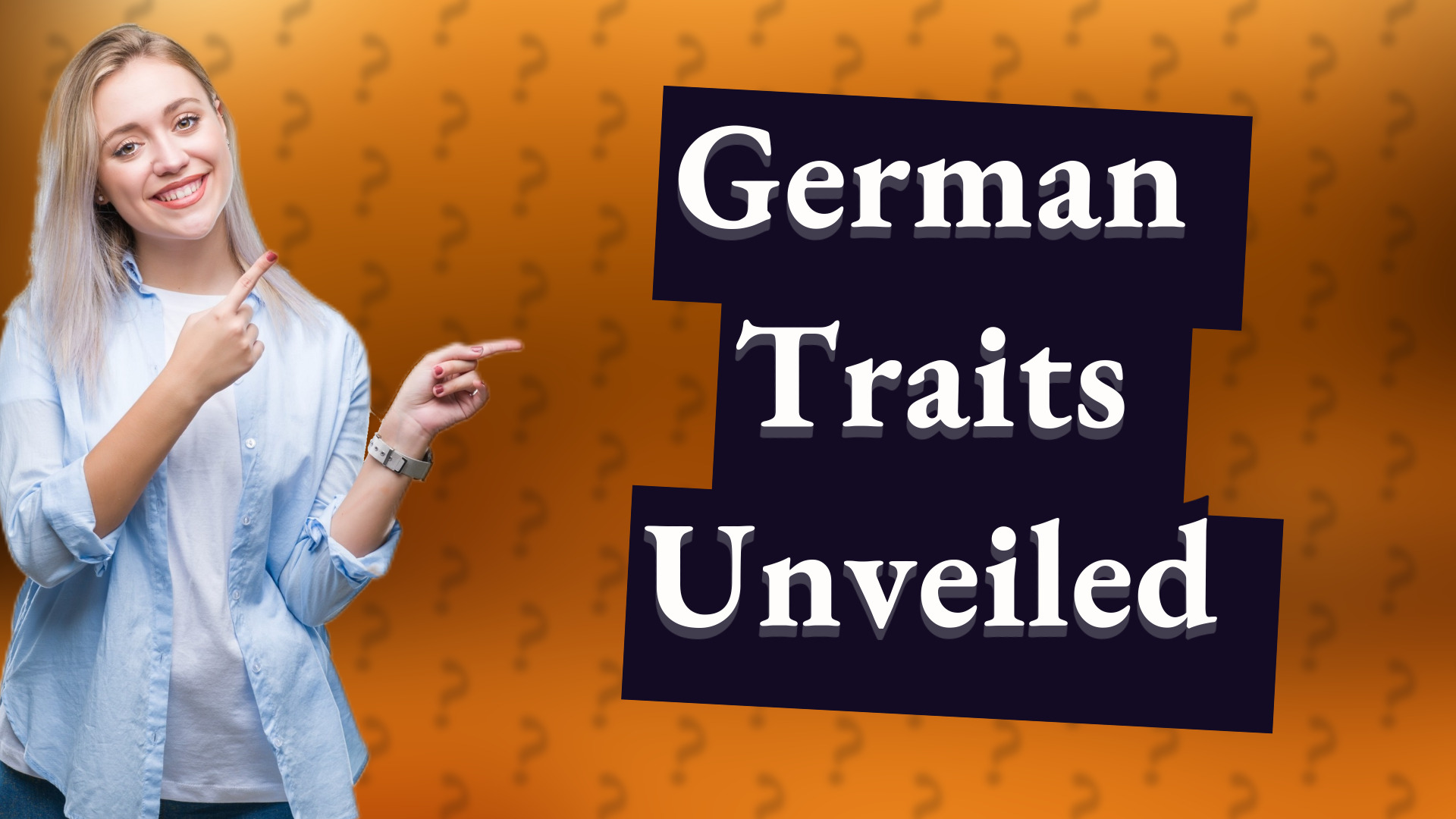 German Traits Unveiled