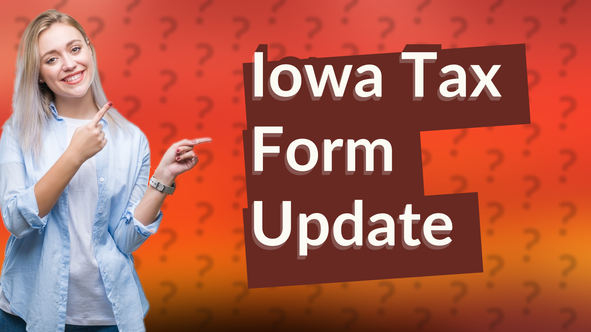 Iowa Tax Form Update