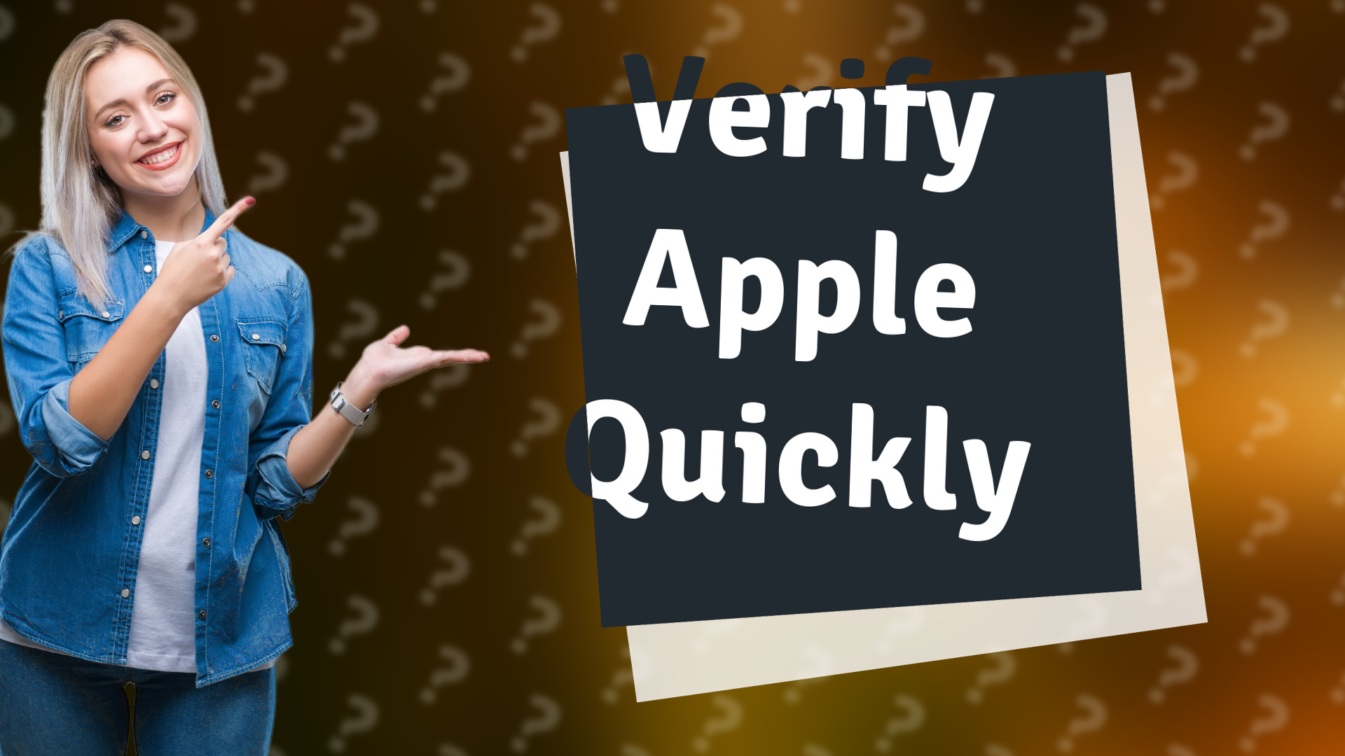 Verify Apple Quickly