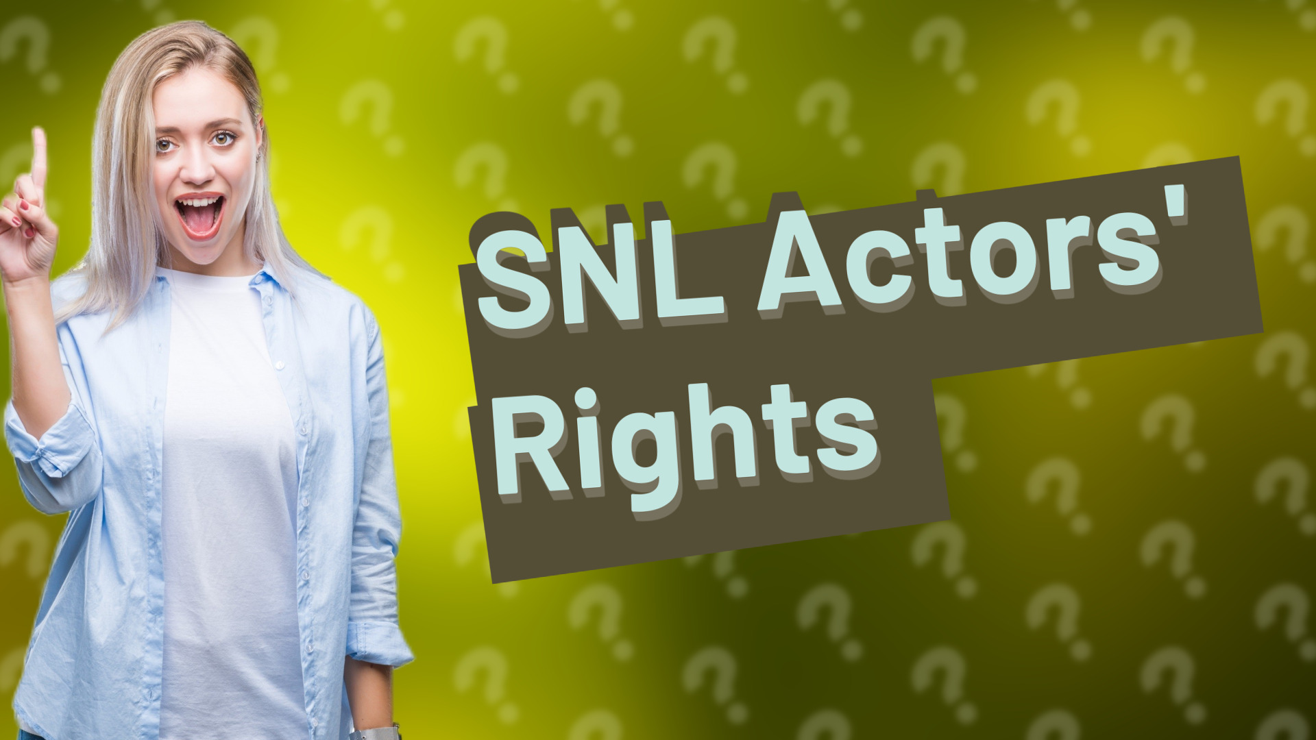 SNL Actors' Rights