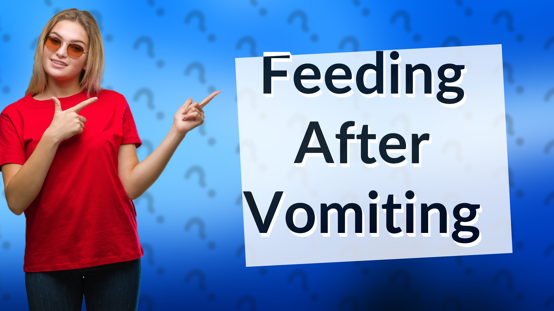 Feeding After Vomiting