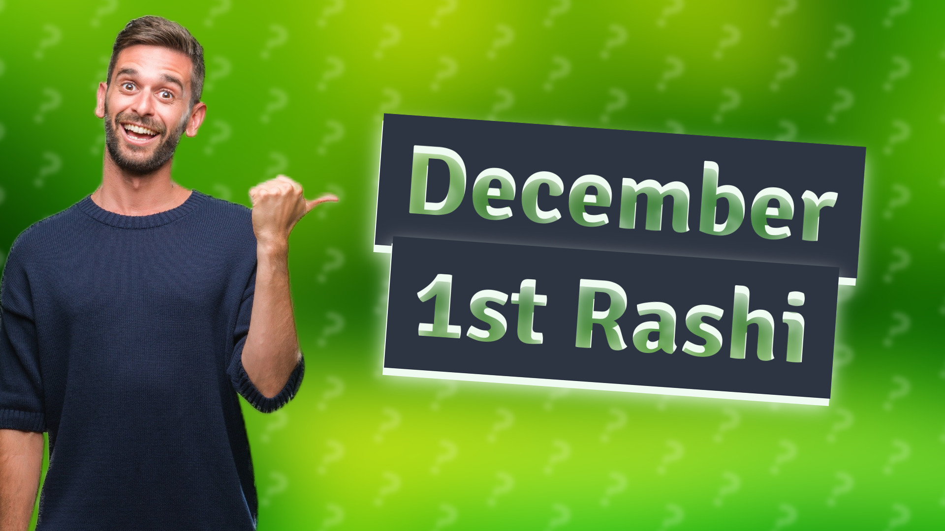 December 1st Rashi