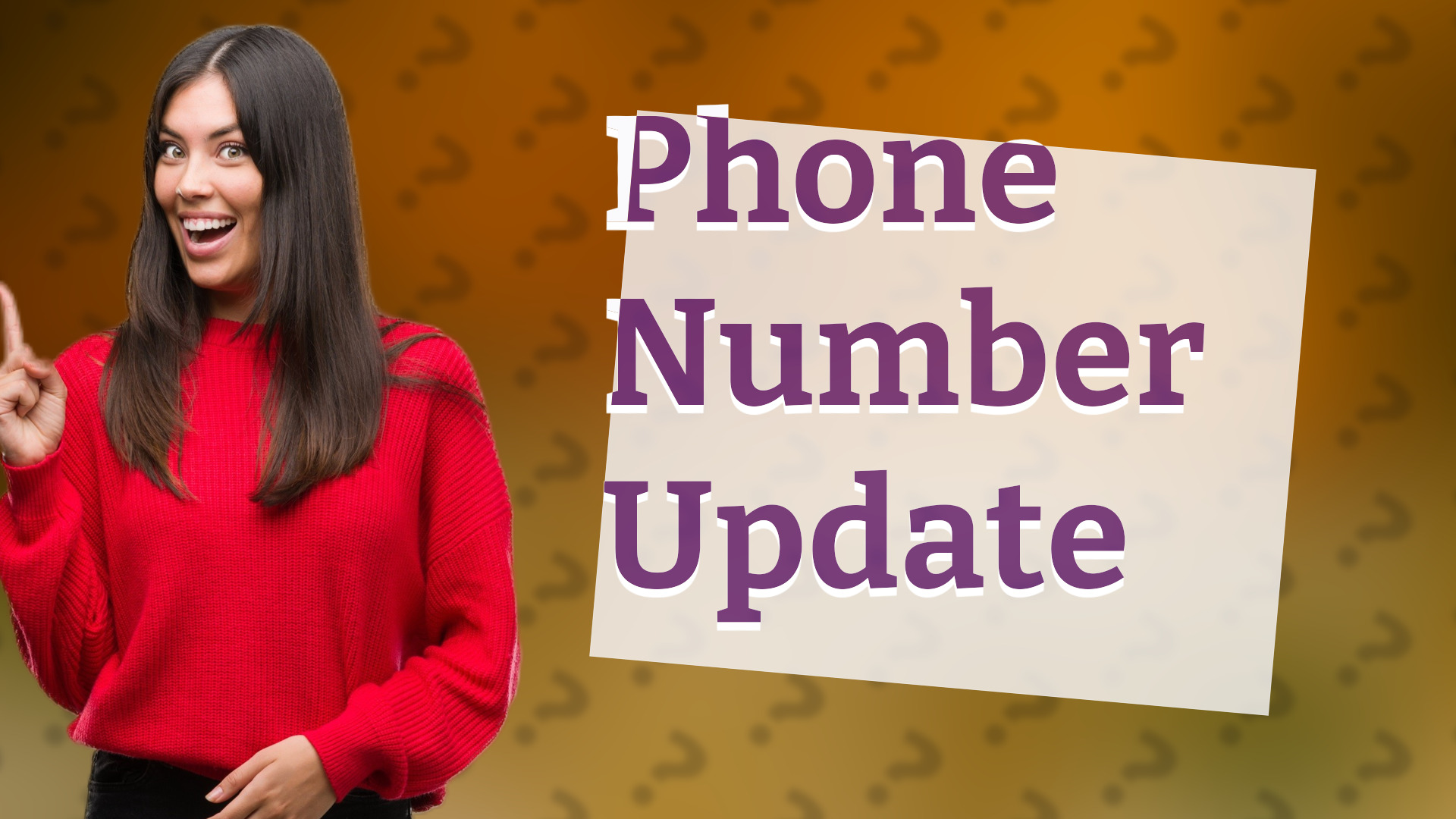 Phone Number Update