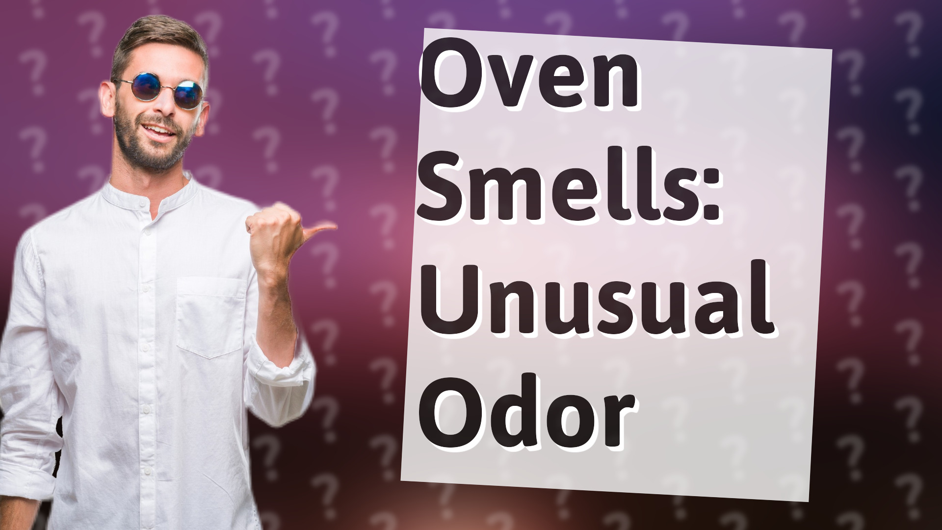 Oven Smells: Unusual Odor