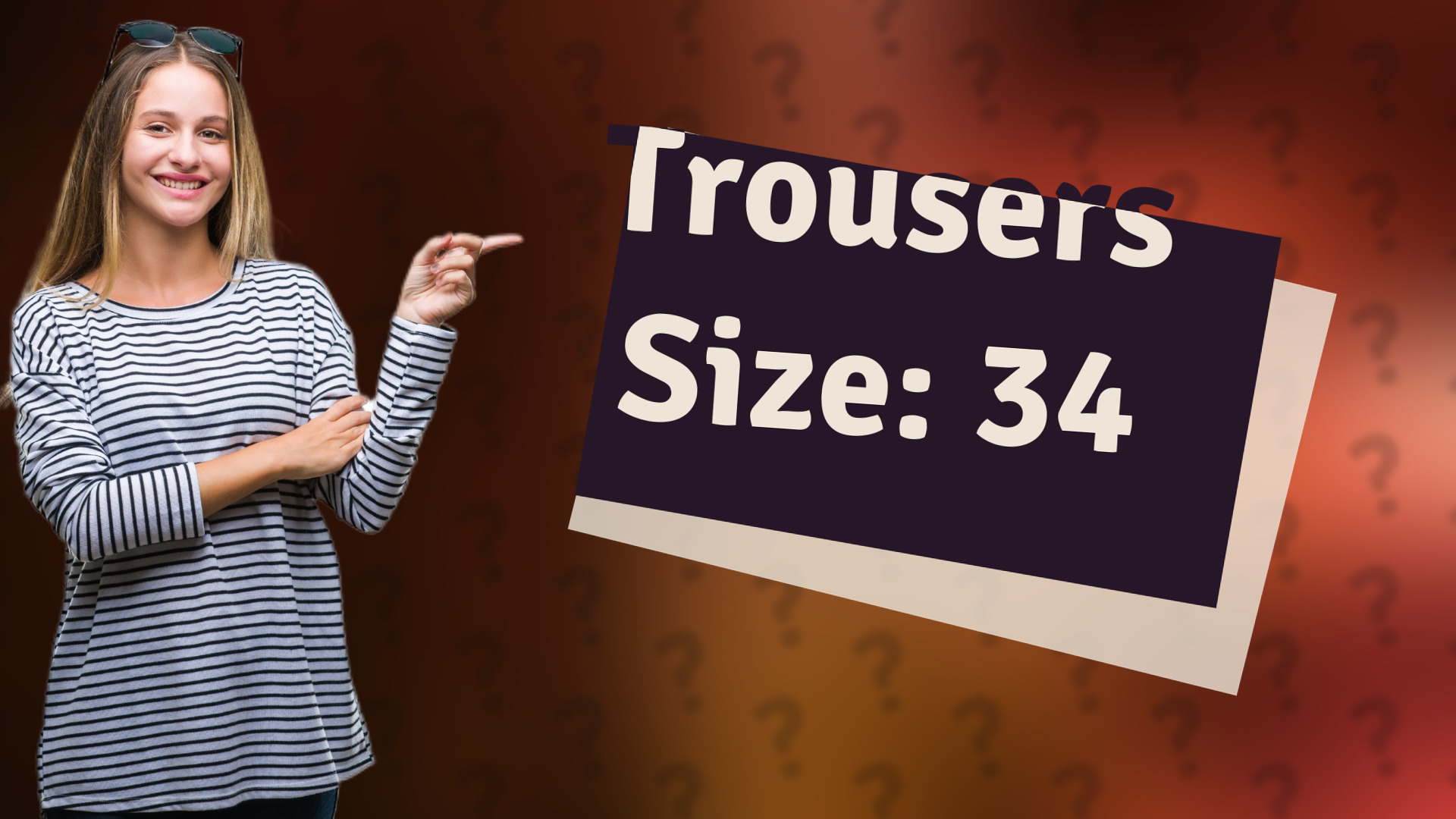 Trousers Size: 34