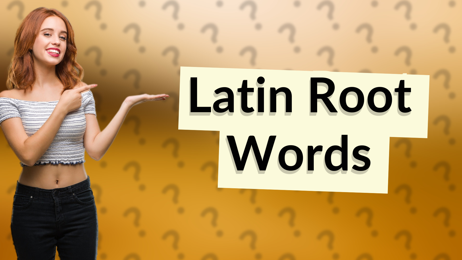 Latin Root Words